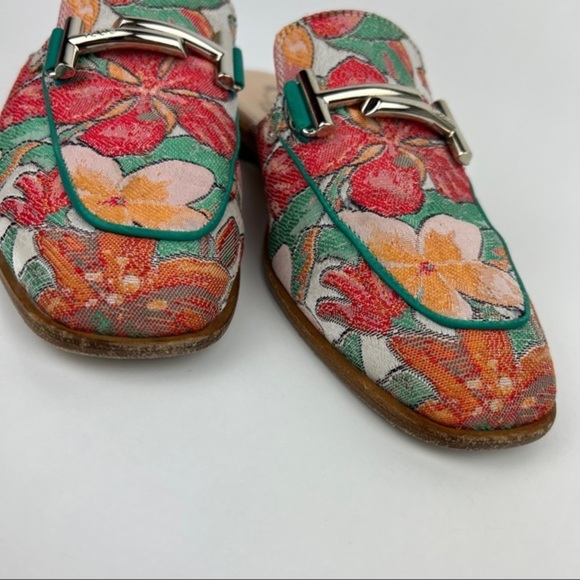 TOD’s Rare Limited Edition Miami Floral Double T Mules - Picture 3 of 7